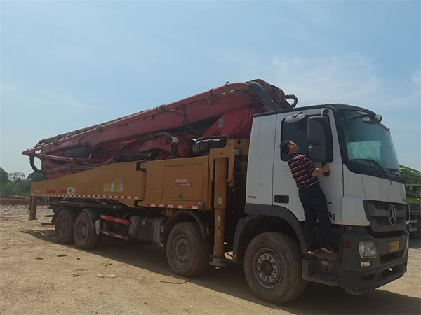 2019 SANY 56m used concrete pump truck have been sold